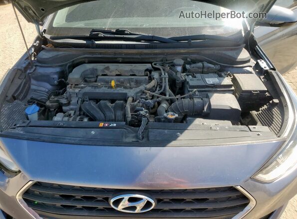 3KPC24A69LE101793 2020 HYUNDAI ACCENT Gray Vista interior trasera
