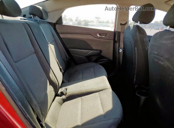 3KPC24A69LE110039 2020 HYUNDAI ACCENT Red Widok tylnych siedzeń