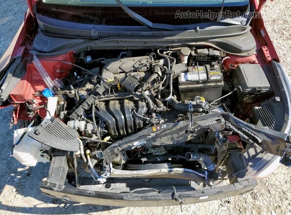3KPC24A69LE110039 2020 HYUNDAI ACCENT Red Widok wnętrza z tyłu