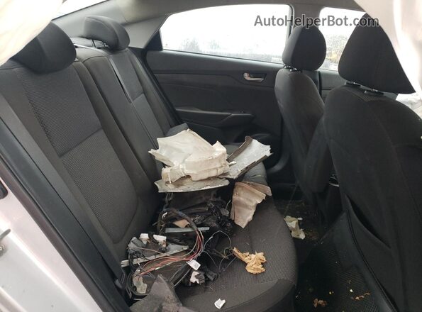 3KPC24A69ME133872 2021 HYUNDAI ACCENT White Rear seats view