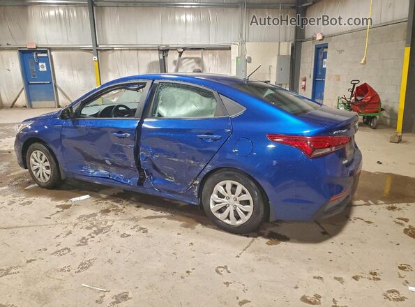 3KPC24A69ME134245 2021 HYUNDAI ACCENT Blue Задня ліва чверть