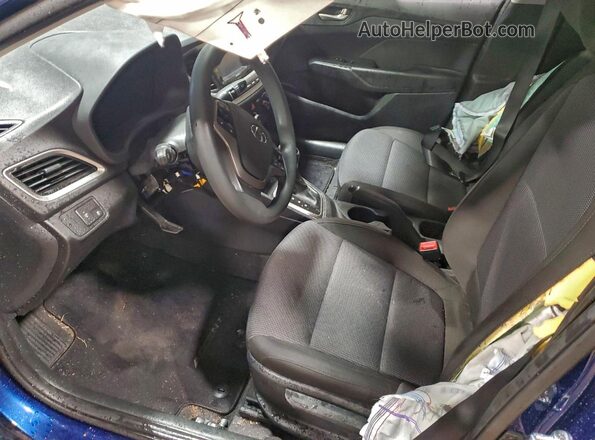 3KPC24A69ME134245 2021 HYUNDAI ACCENT Blue Вид салону спереду