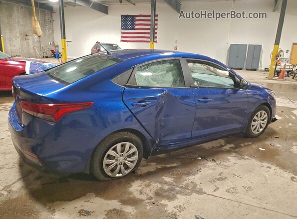 3KPC24A69ME134245 2021 HYUNDAI ACCENT Blue Задня права чверть