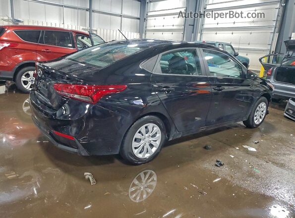 3KPC24A69ME138537 2021 HYUNDAI ACCENT Черный Задняя правая четверть