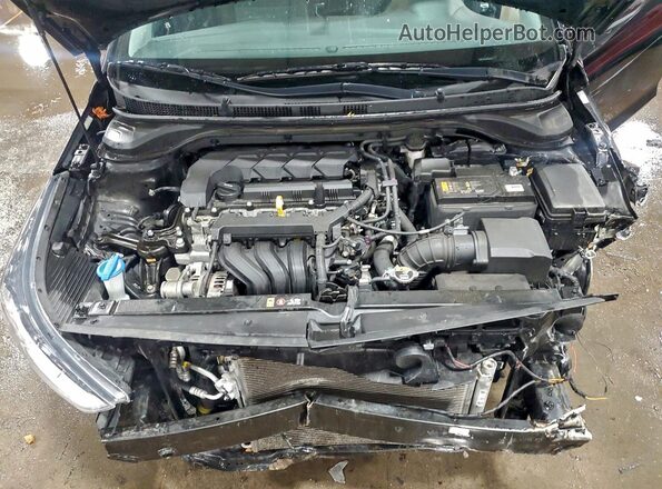 3KPC24A69ME138537 2021 HYUNDAI ACCENT Черный Вид задней части салона