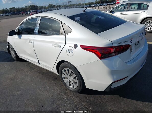 3KPC24A6XME136974 2021 HYUNDAI ACCENT Белый Задняя левая четверть