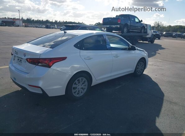 3KPC24A6XME136974 2021 HYUNDAI ACCENT Белый Задняя правая четверть