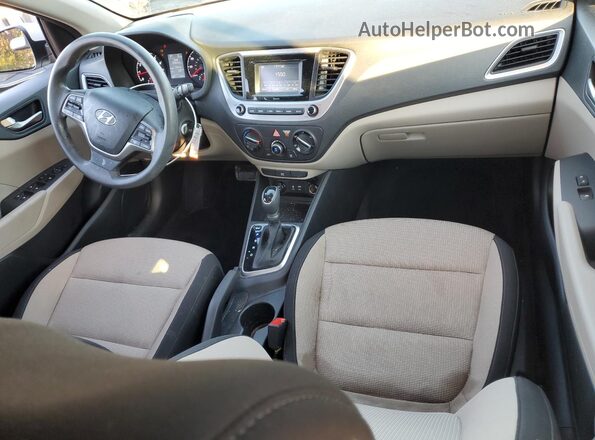 3KPC24A6XME152219 2021 HYUNDAI ACCENT White Вид панелі приладів