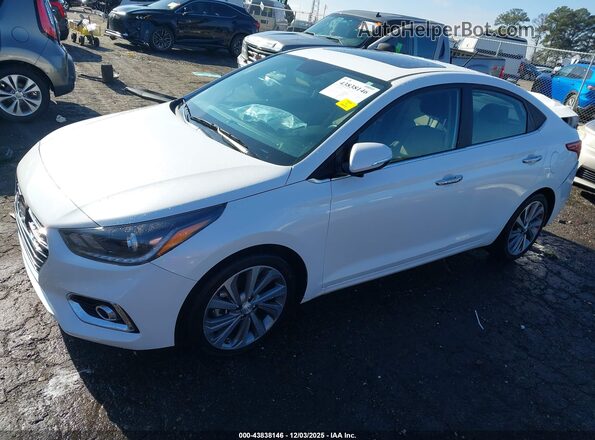 3KPC34A68NE177358 2022 HYUNDAI ACCENT Белый Передняя левая четверть