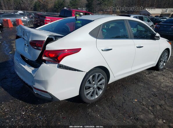 3KPC34A68NE177358 2022 HYUNDAI ACCENT Белый Задняя правая четверть