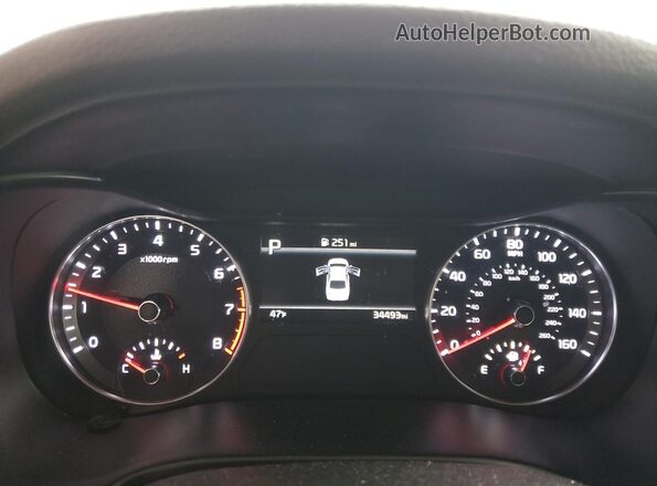 3KPF24AD0PE566416 2023 KIA FORTE White Widok zestawu wskaźników