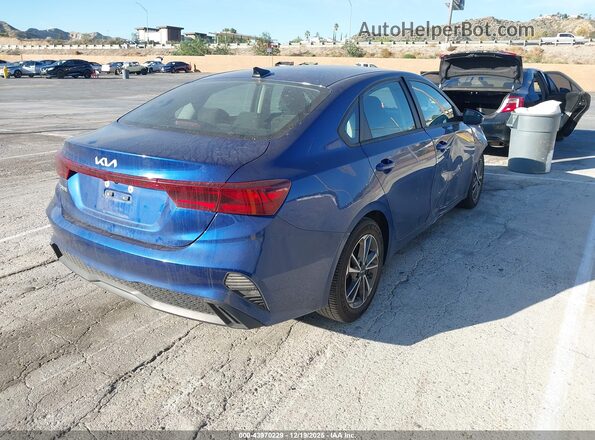 3KPF24AD4NE473427 2022 KIA FORTE Blue Задня права чверть