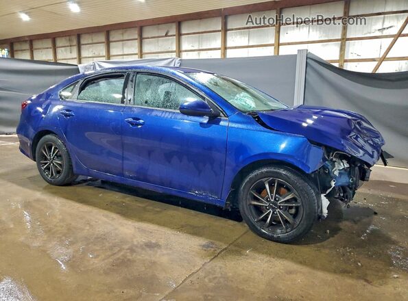 3KPF24AD7NE434850 2022 KIA FORTE Синий Передняя правая четверть