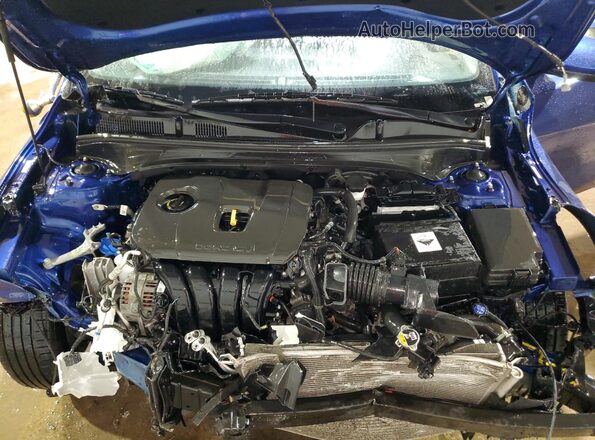 3KPF24AD7NE434850 2022 KIA FORTE Синий Панорамный вид салона 360°