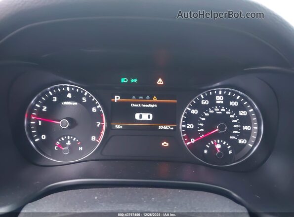 3KPF24AD9NE494905 2022 KIA FORTE Gray უკანა სავარძლების ხედი