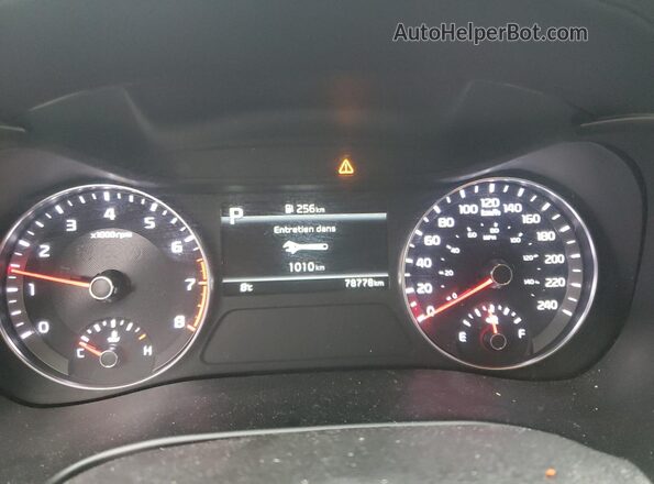 3KPF34AD0NE462406 2022 KIA FORTE Blue Widok zestawu wskaźników