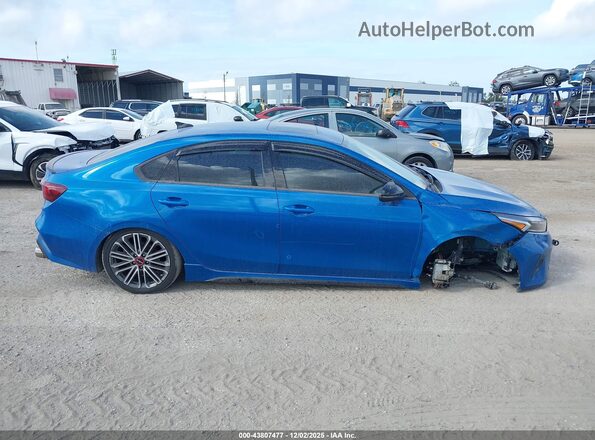 3KPF44AC3NE443918 2022 KIA FORTE Blue სალონის 360-გრადუსიანი ხედი
