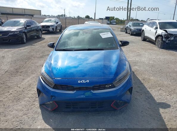 3KPF44AC3NE443918 2022 KIA FORTE Blue უკანა სალონის ხედი