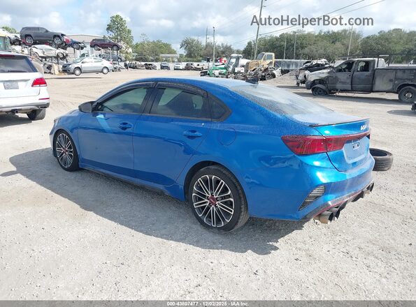 3KPF44AC3NE443918 2022 KIA FORTE Blue უკანა მარცხენა