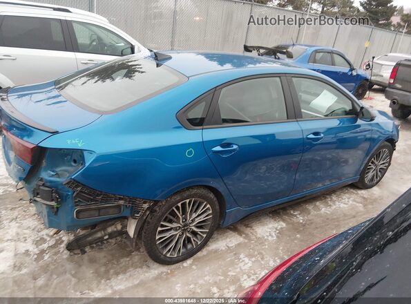 3KPF54AD3NE468954 2022 KIA FORTE Blue Vista interior de 360 grados