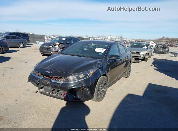 3KPF54AD6NE490477 2022 KIA FORTE Black Vista tres cuartos delantera izquierda