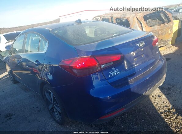 3KPFN4A8XHE104912 2017 KIA FORTE Синий Задняя левая четверть