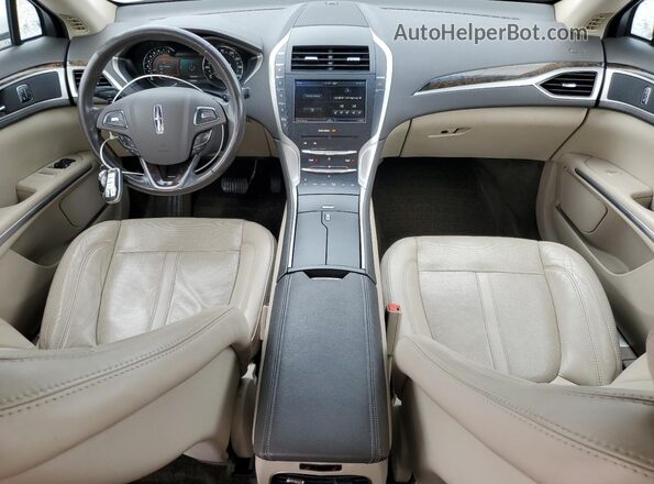 3LN6L2J91GR628861 2016 LINCOLN MKZ White Вид панелі приладів