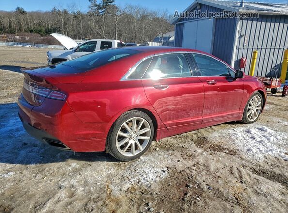 3LN6L2J97GR603298 2016 LINCOLN MKZ Red Trasero derecho