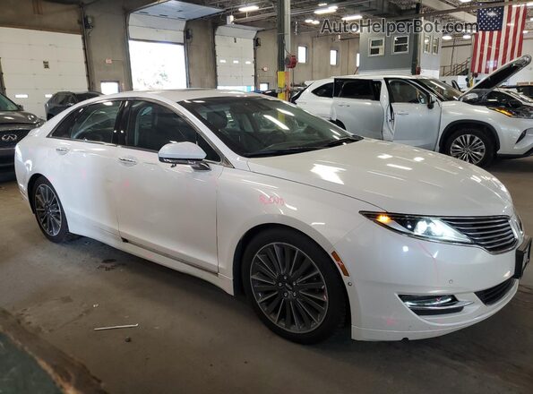 3LN6L2JK8GR604172 2016 LINCOLN MKZ White Delantero derecho