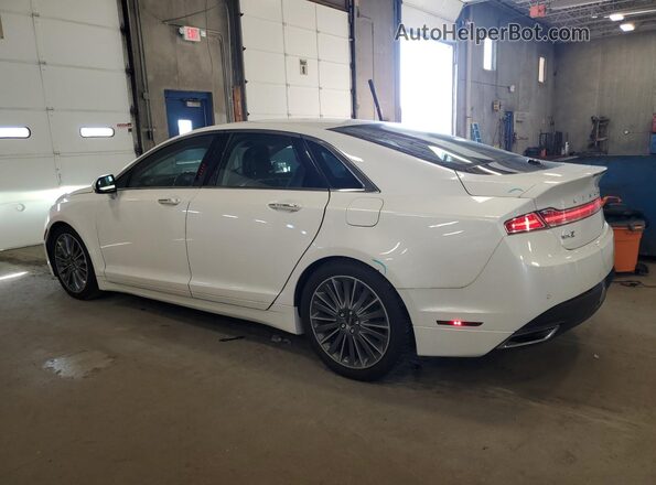 3LN6L2JK8GR604172 2016 LINCOLN MKZ White Trasero izquierdo