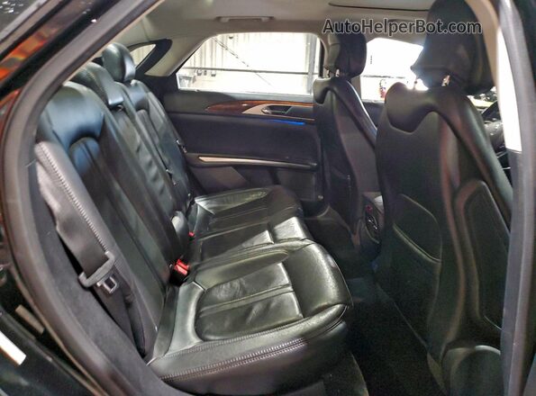 3LN6L2JKXGR633852 2016 LINCOLN MKZ Black Widok tylnych siedzeń