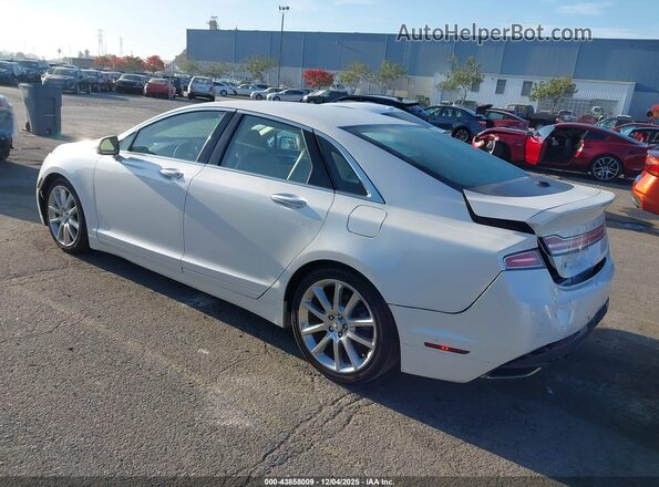 3LN6L2LU0GR626908 2016 LINCOLN MKZ HYBRID White Rear left