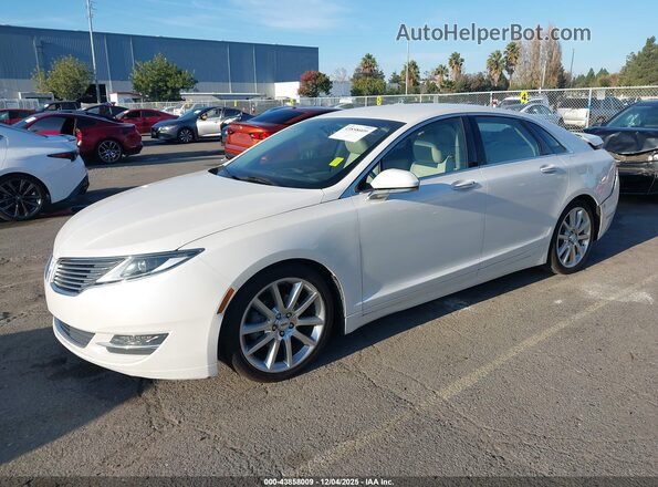 3LN6L2LU0GR626908 2016 LINCOLN MKZ HYBRID White Front left