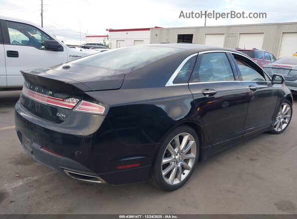3LN6L2LU1GR633334 2016 LINCOLN MKZ HYBRID Черный Задняя правая четверть