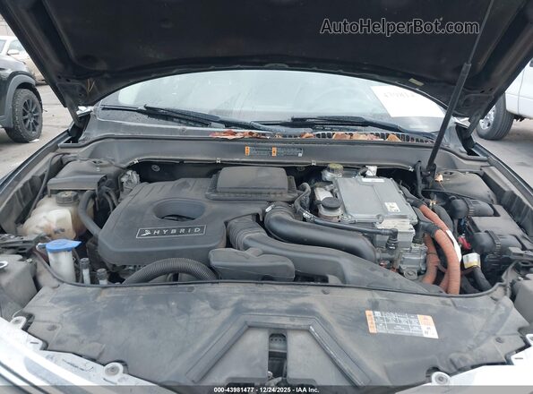 3LN6L2LU1GR633334 2016 LINCOLN MKZ HYBRID Черный Вид сзади