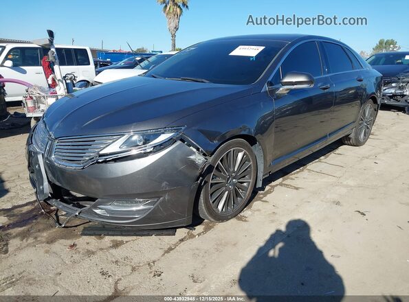 3LN6L2LU2GR622665 2016 LINCOLN MKZ HYBRID Gray წინა მარცხენა ხედი სამი მეოთხედიდან
