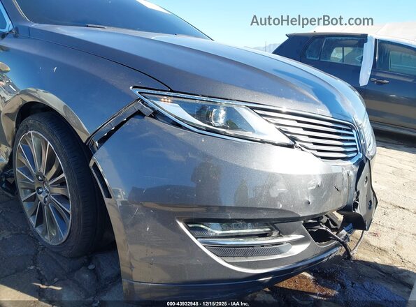 3LN6L2LU2GR622665 2016 LINCOLN MKZ HYBRID Gray წინა ხედი