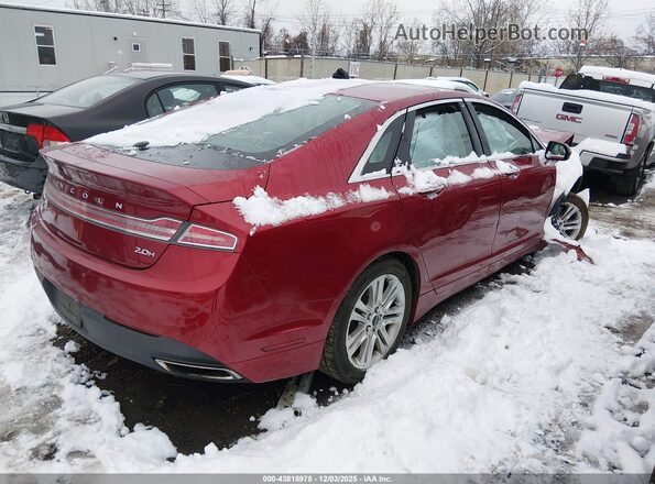 3LN6L2LU3GR615613 2016 LINCOLN MKZ HYBRID Red 