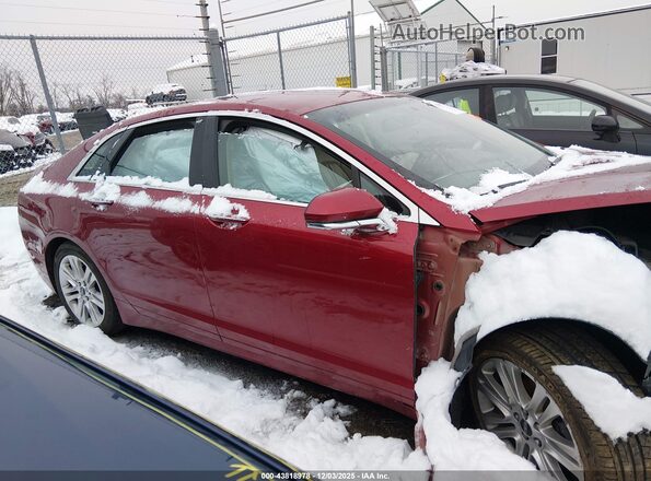 3LN6L2LU3GR615613 2016 LINCOLN MKZ HYBRID Red 