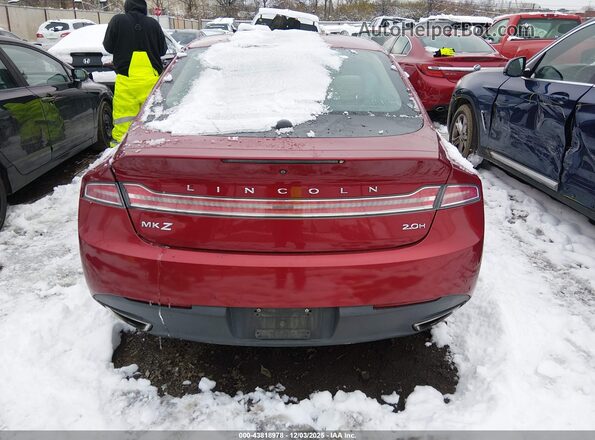 3LN6L2LU3GR615613 2016 LINCOLN MKZ HYBRID Red 