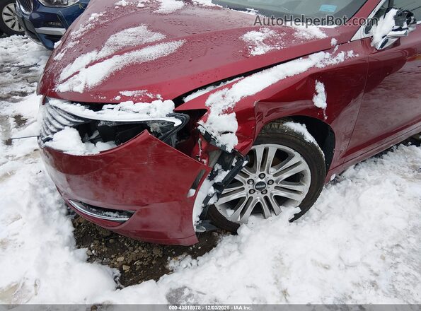 3LN6L2LU3GR615613 2016 LINCOLN MKZ HYBRID Red 