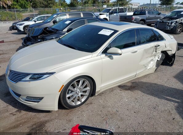 3LN6L2LU3GR623176 2016 LINCOLN MKZ HYBRID Beige Przód lewy