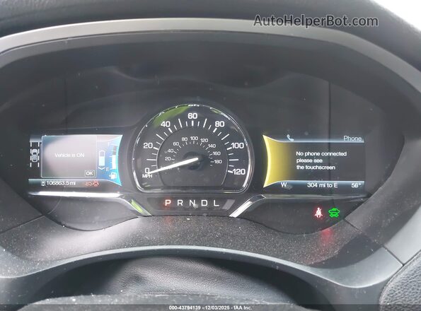 3LN6L2LU5GR626077 2016 LINCOLN MKZ HYBRID White Vista de los asientos traseros