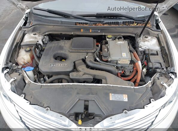 3LN6L2LU5GR626077 2016 LINCOLN MKZ HYBRID White Vista trasera