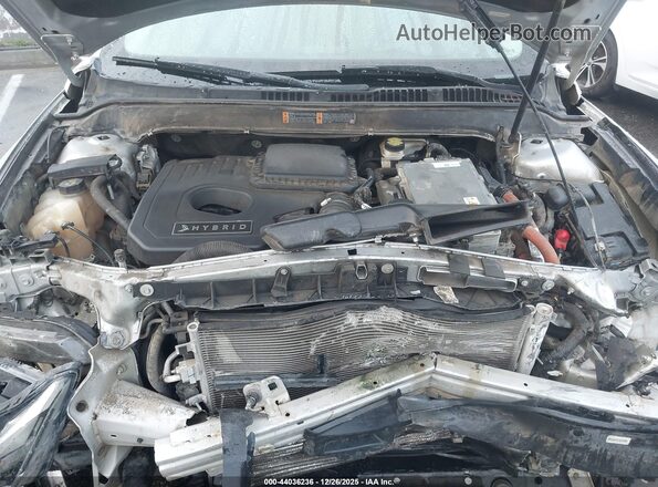 3LN6L2LU8GR611217 2016 LINCOLN MKZ HYBRID Silver უკანა ხედი