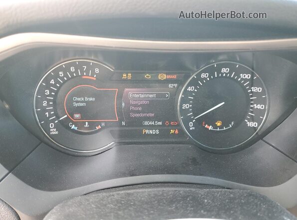 3LN6L5F90LR618472 2020 LINCOLN MKZ Black Widok zestawu wskaźników