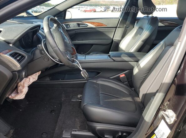 3LN6L5F90LR618472 2020 LINCOLN MKZ Black Widok wnętrza z przodu