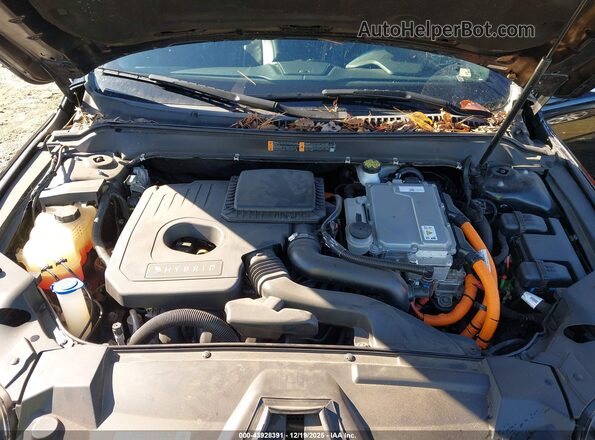 3LN6L5LU7KR631114 2019 LINCOLN MKZ HYBRID Черный Вид сзади