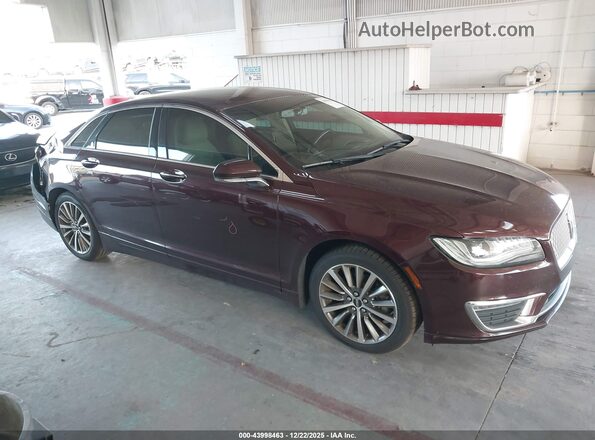 3LN6L5LU8JR611050 2018 LINCOLN MKZ HYBRID Maroon Սալոնի հետևի տեսք