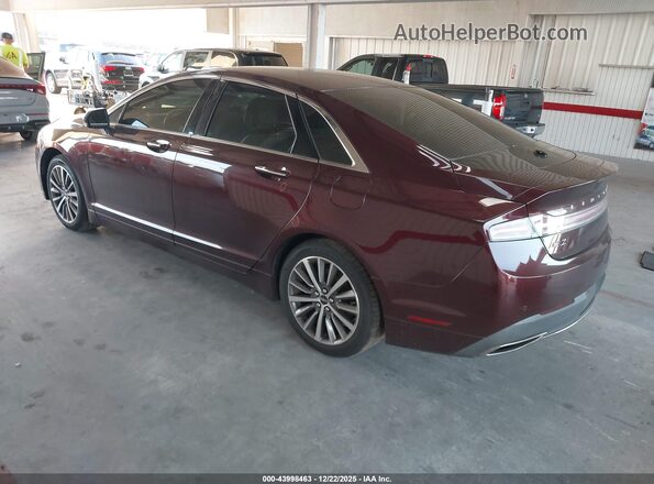3LN6L5LU8JR611050 2018 LINCOLN MKZ HYBRID Maroon Հետևի ձախ